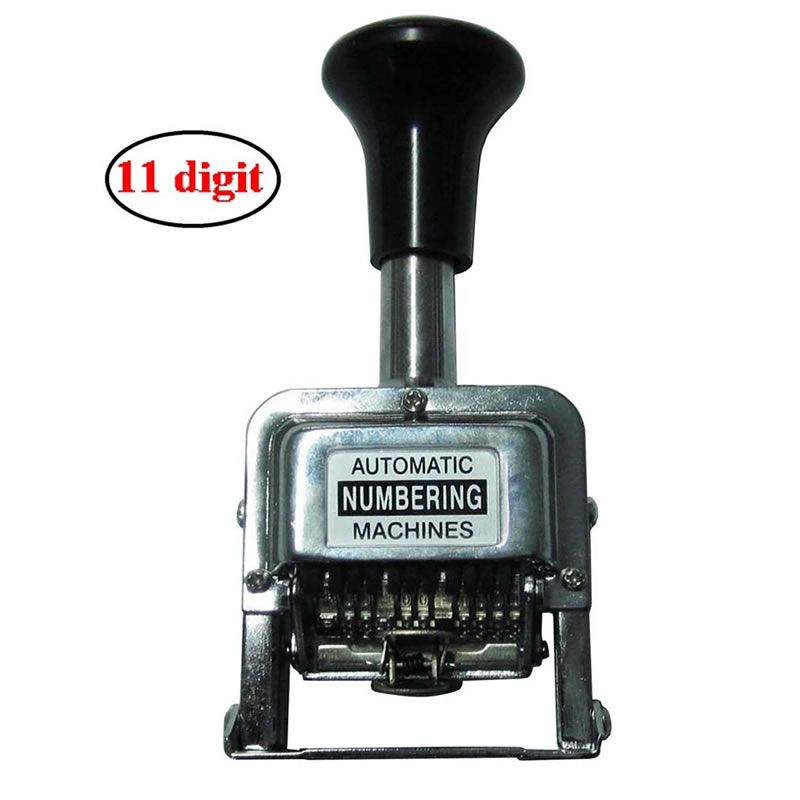 Office 11 digits self inking automatic numbering stamp machine